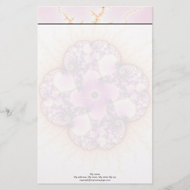 Papeterie Petallic - Art Fractal (Devant)