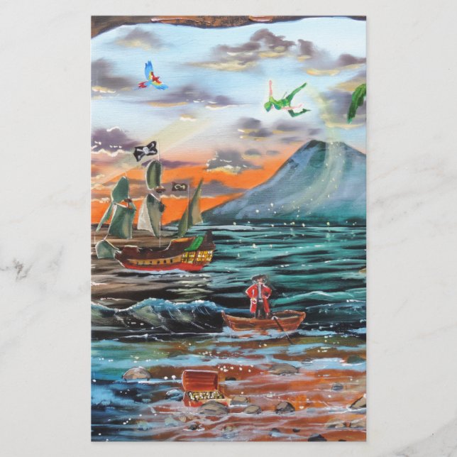 Papeterie Peter Pan Hook's Cove Tinker Bell peinture (Devant)