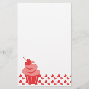 Papeterie Petit gâteau de coeur de bruit