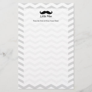 Papeterie Petit homme Mustache Chevron Cute Boys