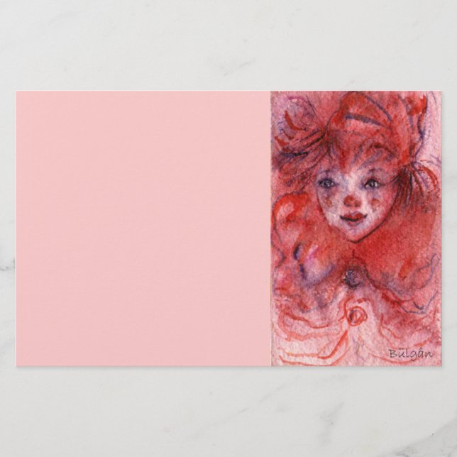 PAPETERIE PETITE CLOWN ROUGE (Devant)