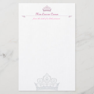 Papeterie Petite Note-paper de princesse Personalised