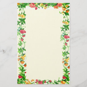 Papeterie Petites Roses Sauvages Style Vintage