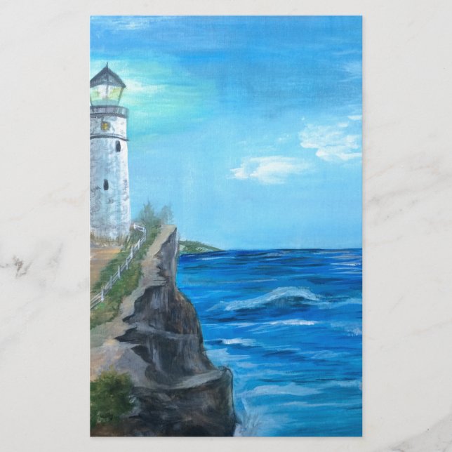 Papeterie Phare sur les falaises (Devant)