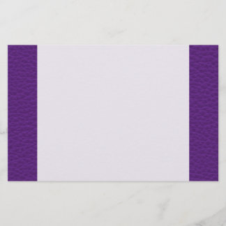 Papeterie Photo de cuir violet.