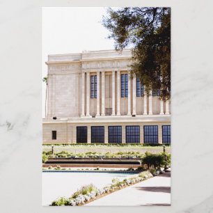 Papeterie photo du temple mormon lds de mesa arizona