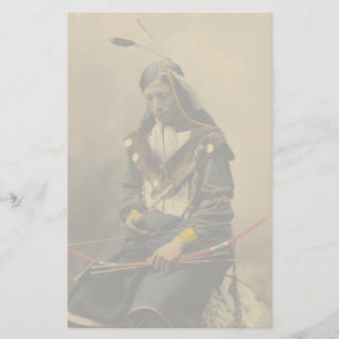 Papeterie Photo vintage Native American Lakota Indian Chief