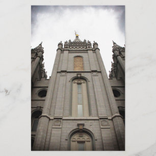 Papeterie Photographie du temple Mormon LDS de Salt Lake Cit