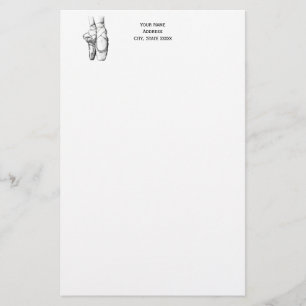 Papeterie Pieds de danseuse sur pointes #1