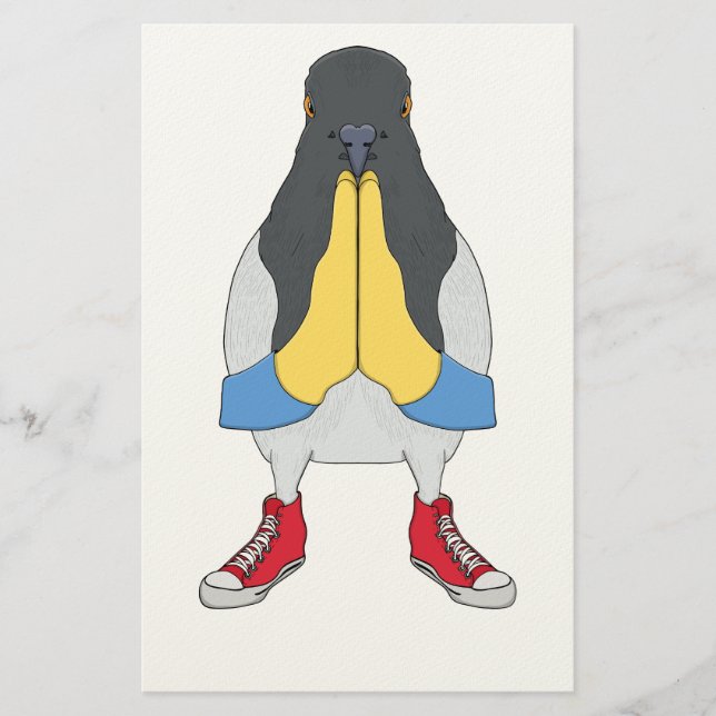 Papeterie Pigeon with Shoes (Devant)