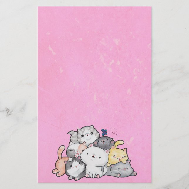 Papeterie Pile de chatons (Devant)