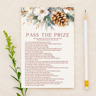 Papeterie Pine Tree Pass The Prize Fête des mariées Game