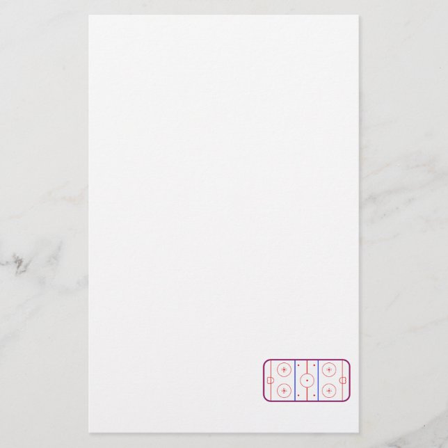 Papeterie Piste d'hockey (Devant)