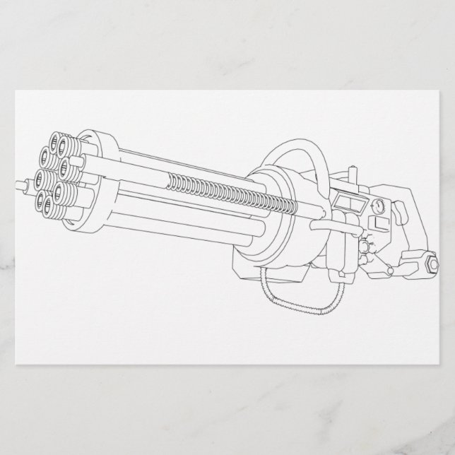 Papeterie Pistolet à rotation Steampunk (Devant)