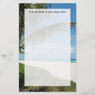 Papeterie Pittoresque Beach, Side Palm Branch