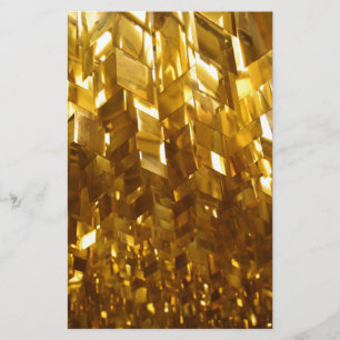 Papeterie Plafond Or Art Abstrait