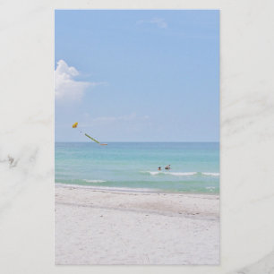 Papeterie Plage blanche de sable stationnaire
