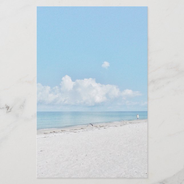 Papeterie Plage tropicale stationnaire (Devant)