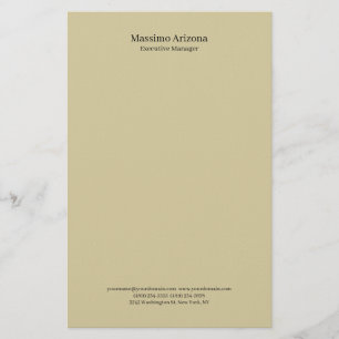 Papeterie Plaine de sable pastel Moderne minimaliste profess