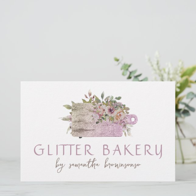 Papeterie Planche à découper Cooking Sparkle rose gold Cuisi (Debout devant)
