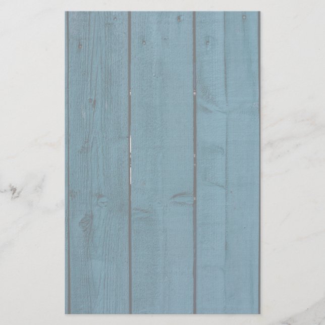 Papeterie Planches en bois peintes par bleu (Devant)