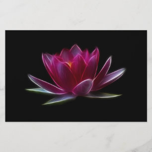Papeterie Plante aquatique de fleur de Lotus