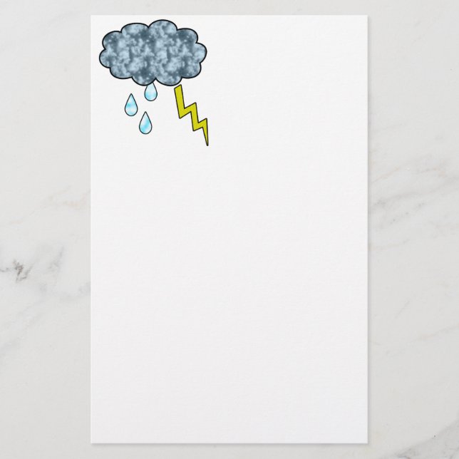 Papeterie pluie (Devant)