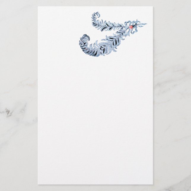 Papeterie PLUMES DE DIAMANT, rose, noir et blanc (Devant)