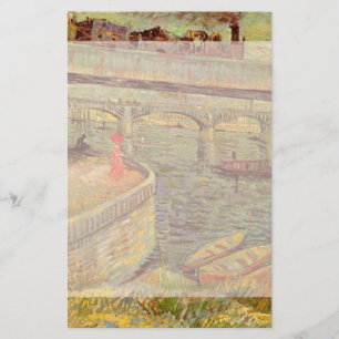 Papeterie Ponts sur la Seine, Asnières par Vincent van Gogh