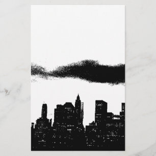 Papeterie Pop Art Noir Blanc NYC New York Ville