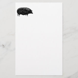 Papeterie Porc vintage antique