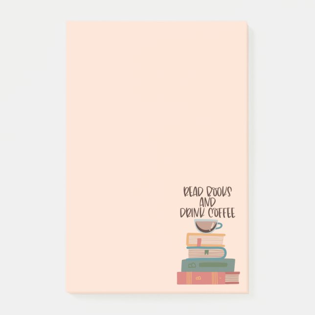 Papeterie Post-It Notes Lire des Livres et Boire d (Devant)