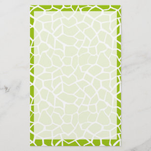 Papeterie Poster de animal Apple Green Giraffe