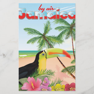 Papeterie Poster de la plage du toucan jamaïcain
