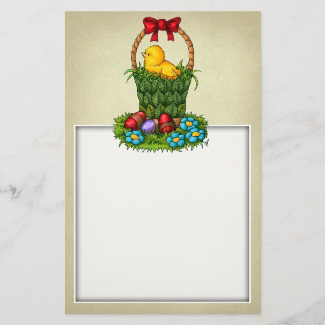 Papeterie Poulet de Pâques mignon (Devant)