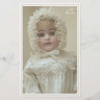 Papeterie Poupée d'antiquité victorienne Vintage