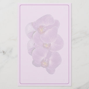 Papeterie pourpre vive d'orchidée