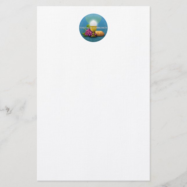 Papeterie Première Communion Sainte - 1 (Devant)