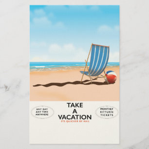 Papeterie Prendre des vacances