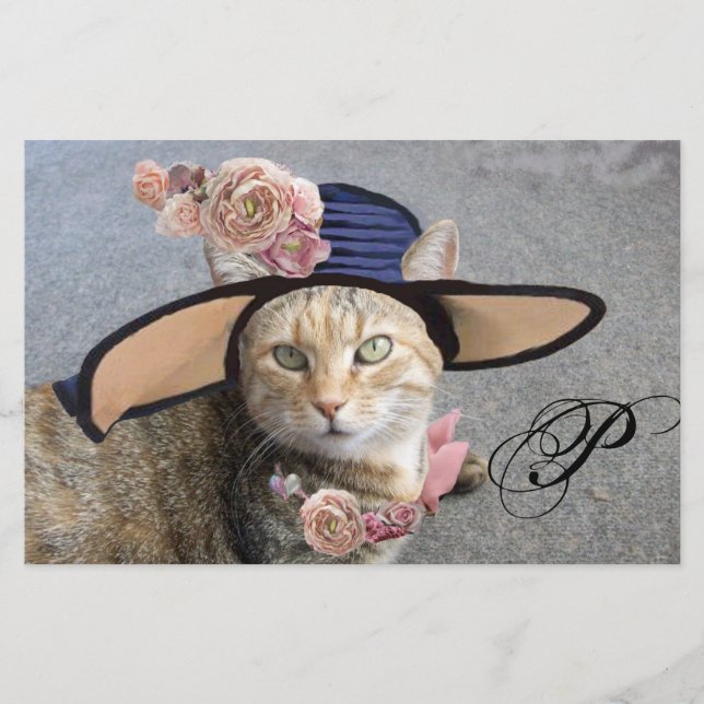 PAPETERIE PRINCESS TATUS /ELEGANT CAT, GRAND DIVA CASQUETTE  (Devant)