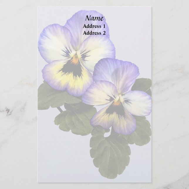 Papeterie Produits Mariages Pansy Duo (Devant)