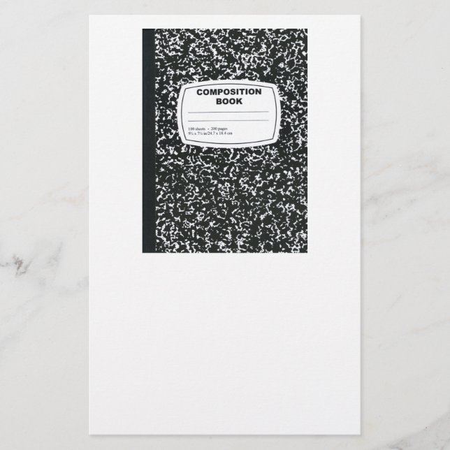 Papeterie Professeur de livre de composition (Devant)