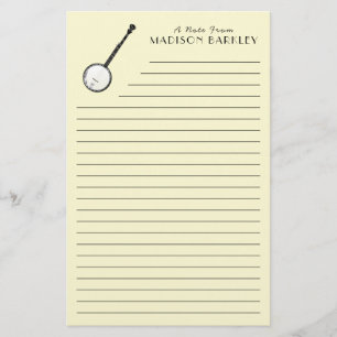 Papeterie Professeur de musique de Banjo