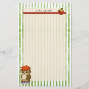 Papeterie Professeur Scholar Owl - Personnaliser