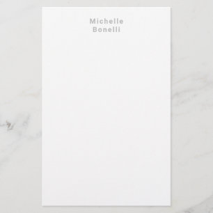 Papeterie Professionnel Blanc Moderne Minimaliste