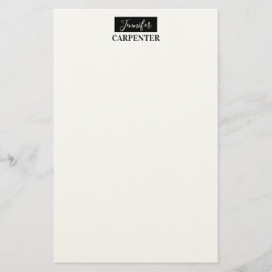 Papeterie Professionnel élégant moderne minimaliste uni