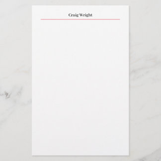 Papeterie Professionnel minimaliste classique simple personn