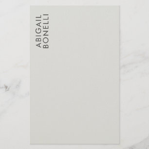 Papeterie Professionnel minimaliste moderne nom simple propr