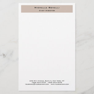 Papeterie Professionnel Moderne Minimaliste Simple