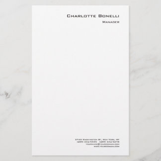 Papeterie Professionnel Moderne Minimaliste Simple